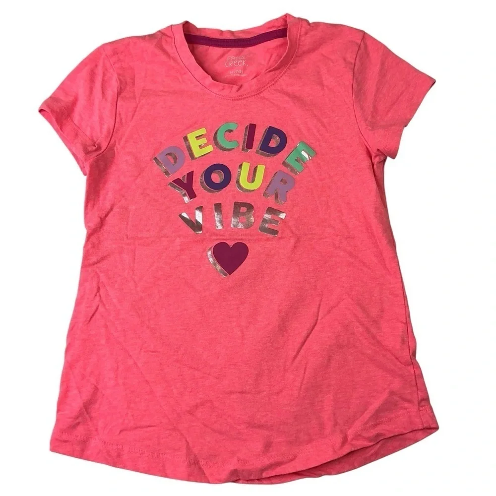 Girls Shirts Bundle Lot Multicolor Set of‎ 5 Summer Spring Tops Size Medium